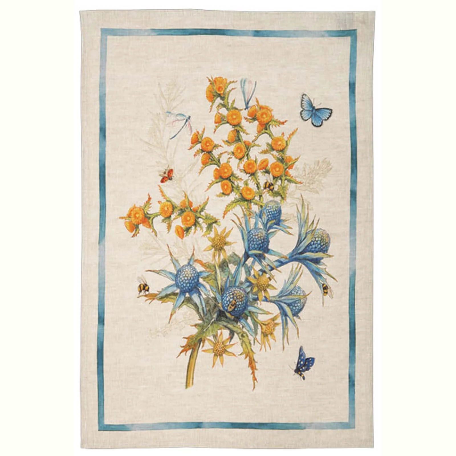 STROFINACCIO FIORI E FARFALLE BLU - Woodlume