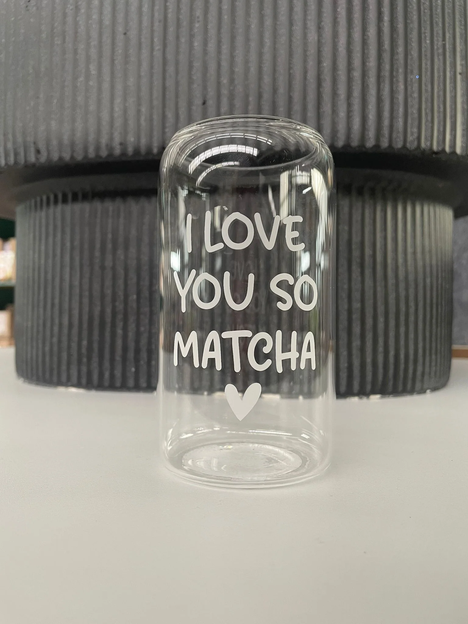 BICCHIERE I LOVE YOU SO MATCHA - Woodlume