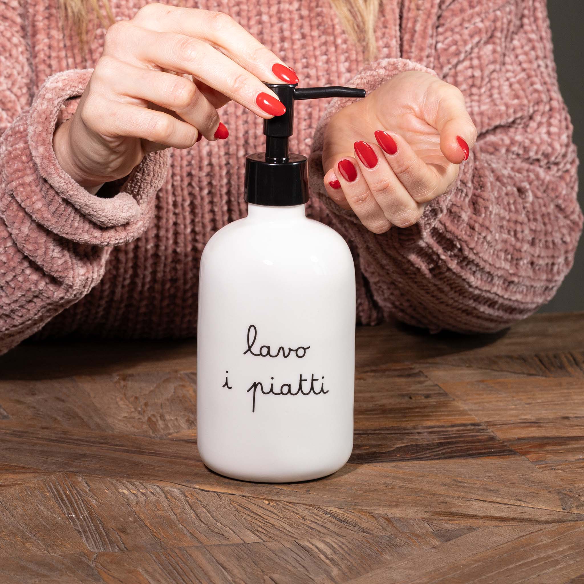 DISPENSER SAPONE LAVO I PIATTI - Woodlume