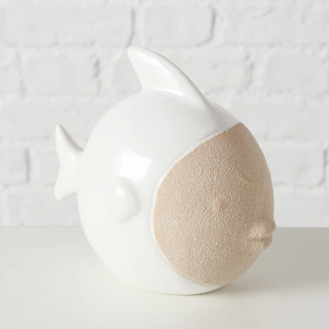 PESCE IN CERAMICA DECORATIVO MEDIO - Woodlume