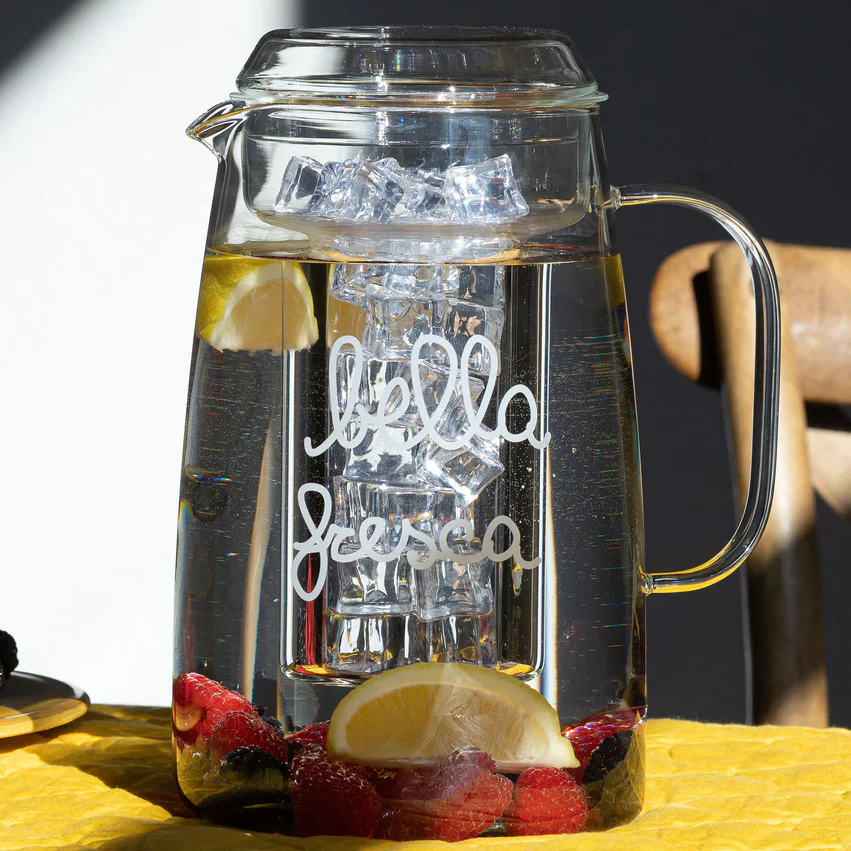 CARAFFA CON PORTAGHIACCIO BELLA FRESCA - Woodlume