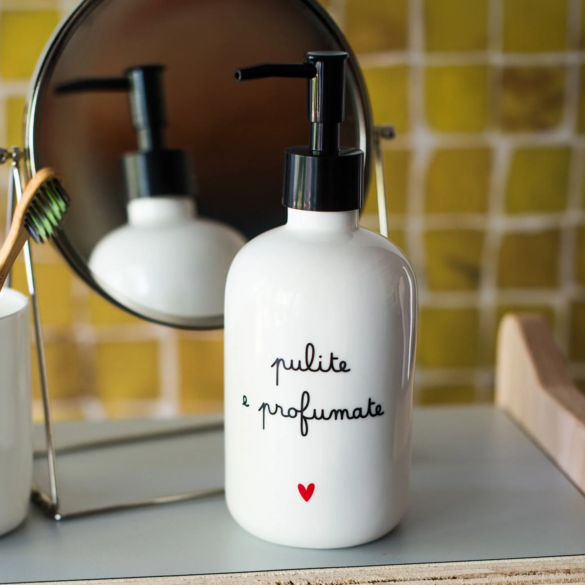 DISPENSER SAPONE PULITE E PROFUMATE - Woodlume