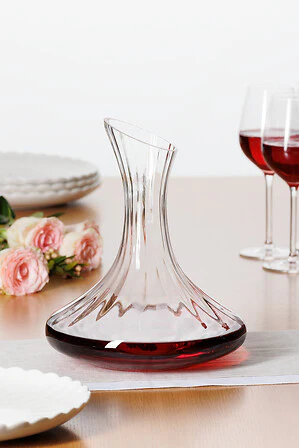 DECANTER IN VETRO RIGATO - Woodlume
