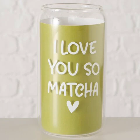 BICCHIERE I LOVE YOU SO MATCHA - Woodlume