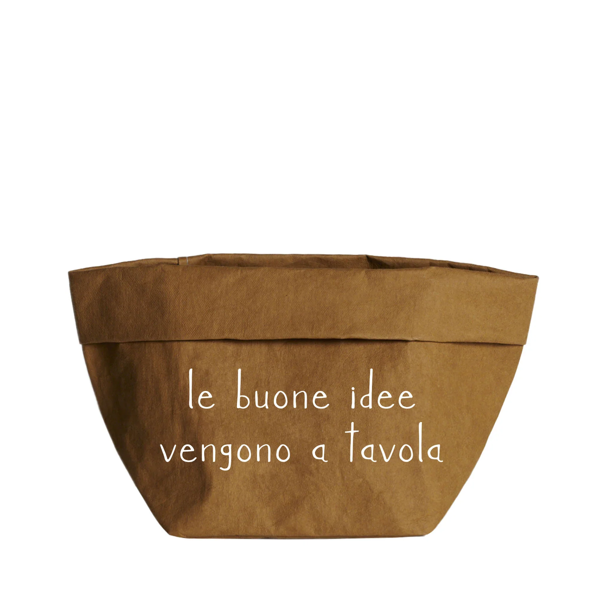 SACCHETTO PANE - LE BUONE IDEE VENGONO A TAVOLA AVANA - Woodlume
