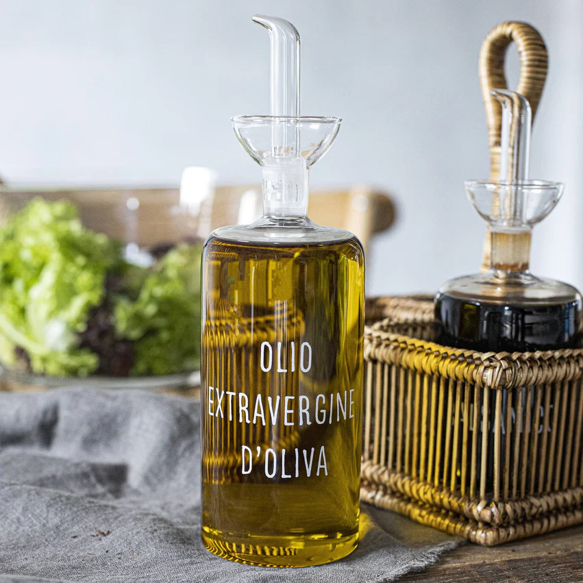 BOTTIGLIA IN VETRO - OLIO EVO - Woodlume