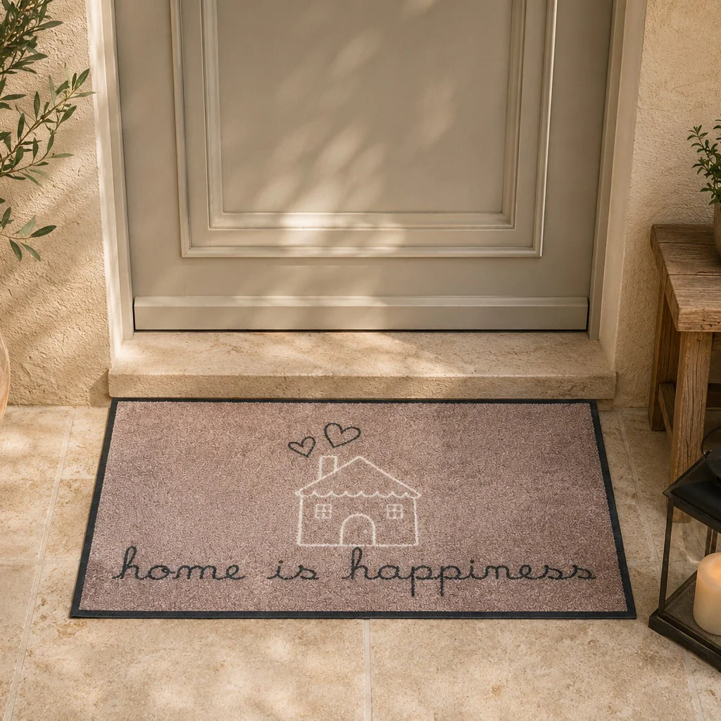 TAPPETO IN-OUT HOME IS HAPPINESS WOODLUME - Woodlume