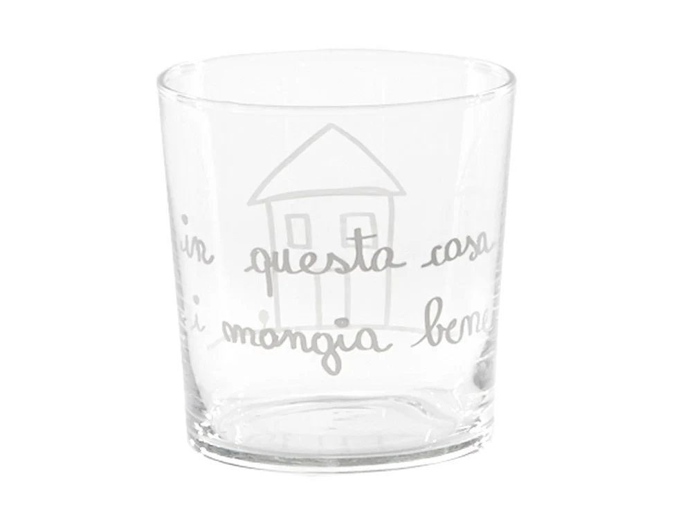BICCHIERE - MANGIA BENE - Woodlume