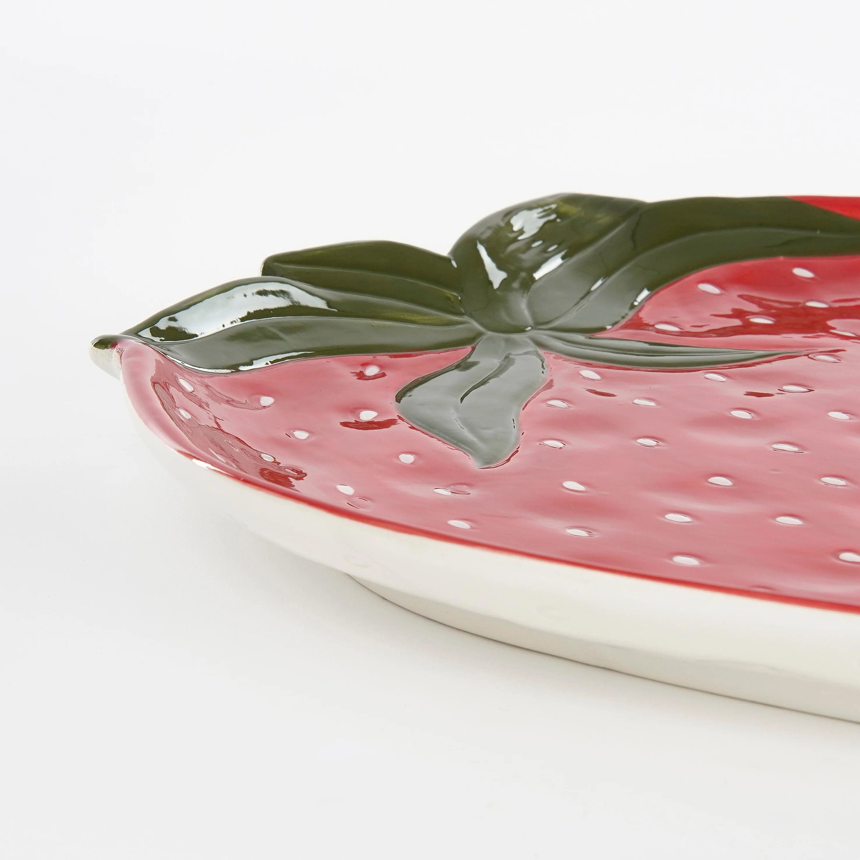 PIATTO FRUTTA FRAGOLA ROSSO - Woodlume