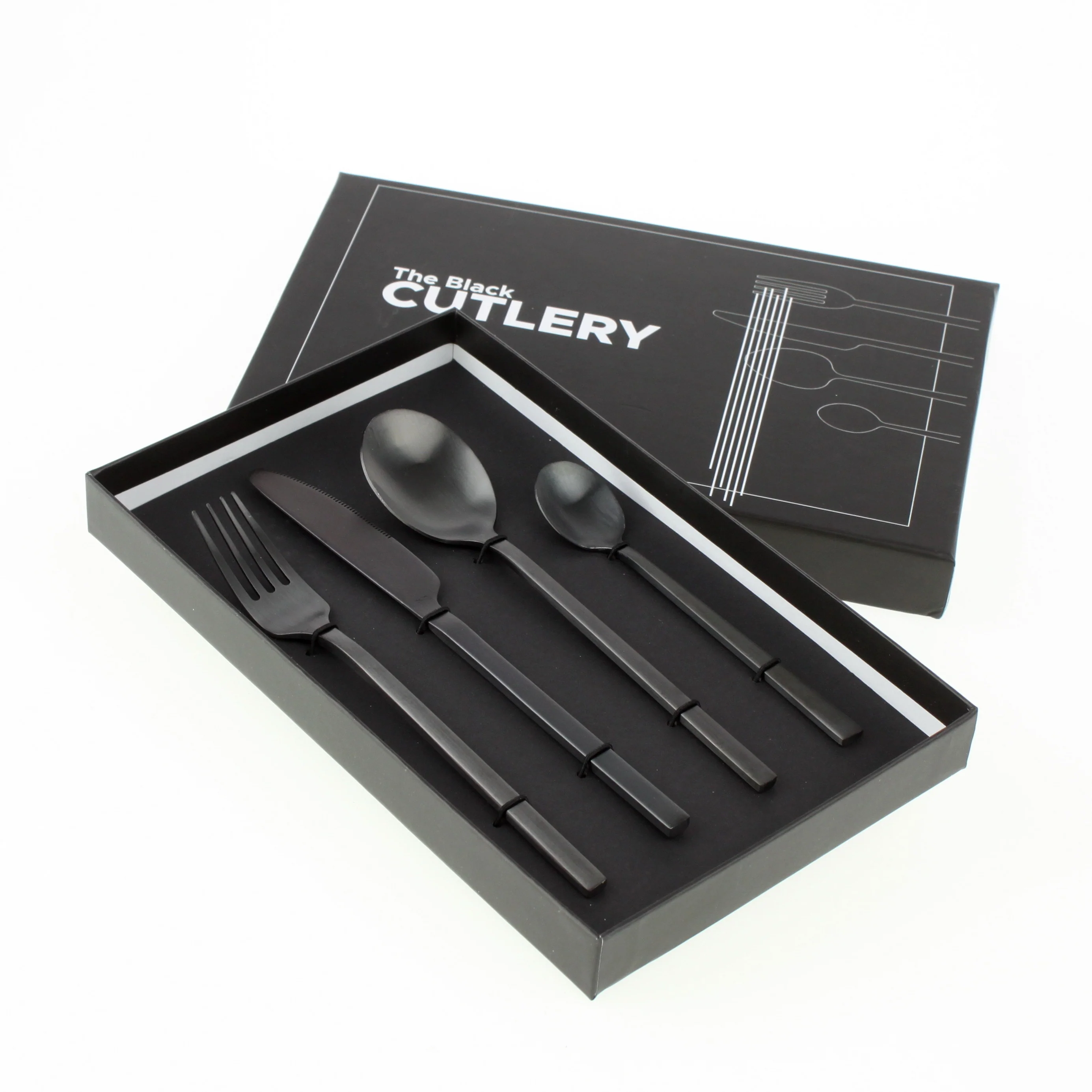 SET POSATE - NERO OPACO - Woodlume