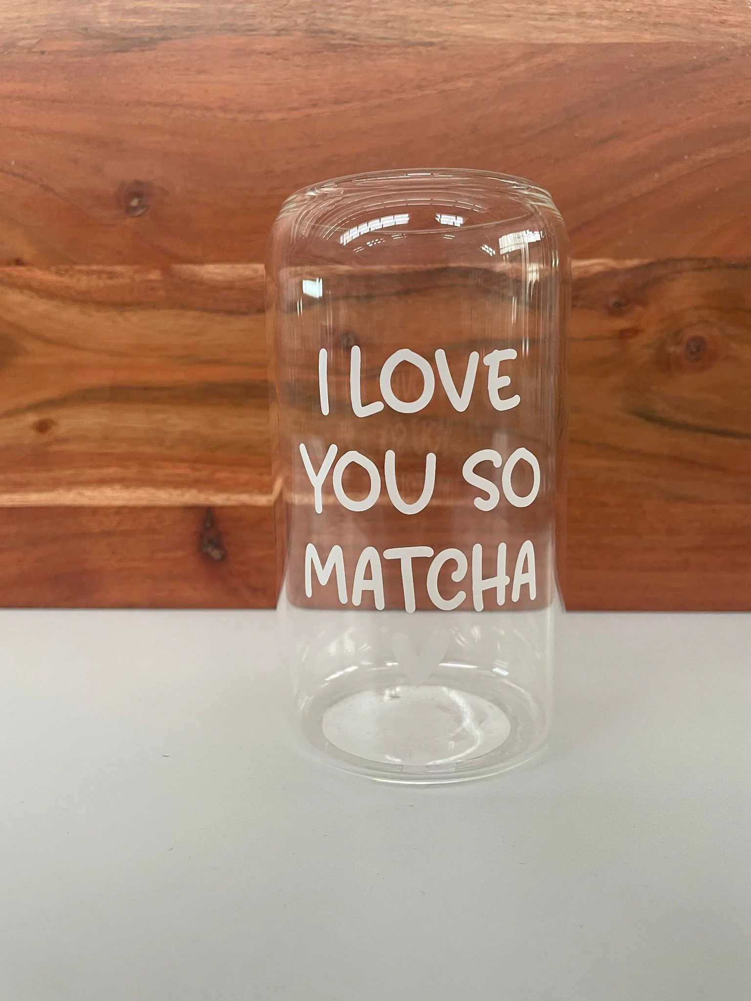 BICCHIERE I LOVE YOU SO MATCHA - Woodlume