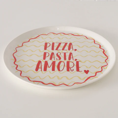 PIATTO PIZZA PASTA AMORE - Woodlume