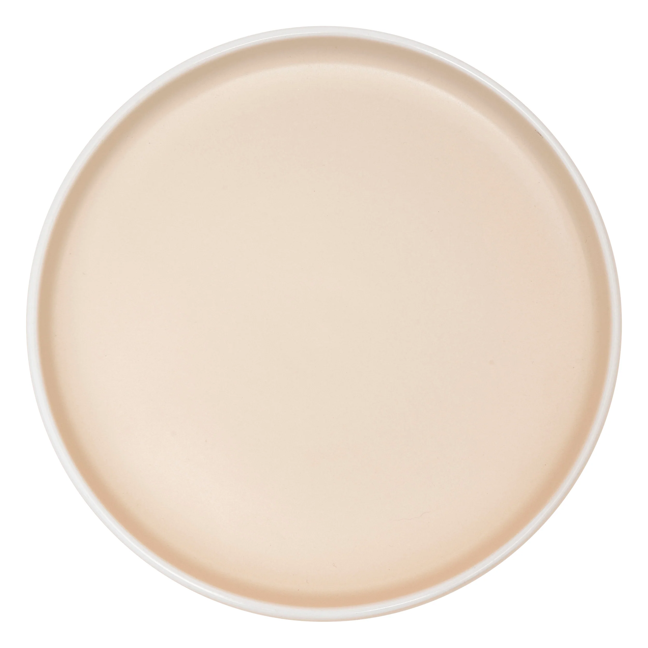 PIATTO DESSERT CON BORDO ALTO - CREMA - Woodlume