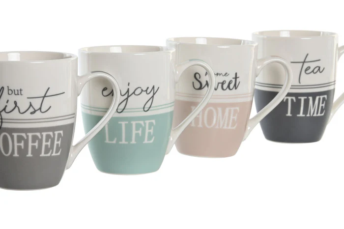 TAZZA IN PORCELLANA - BICOLOR - Woodlume