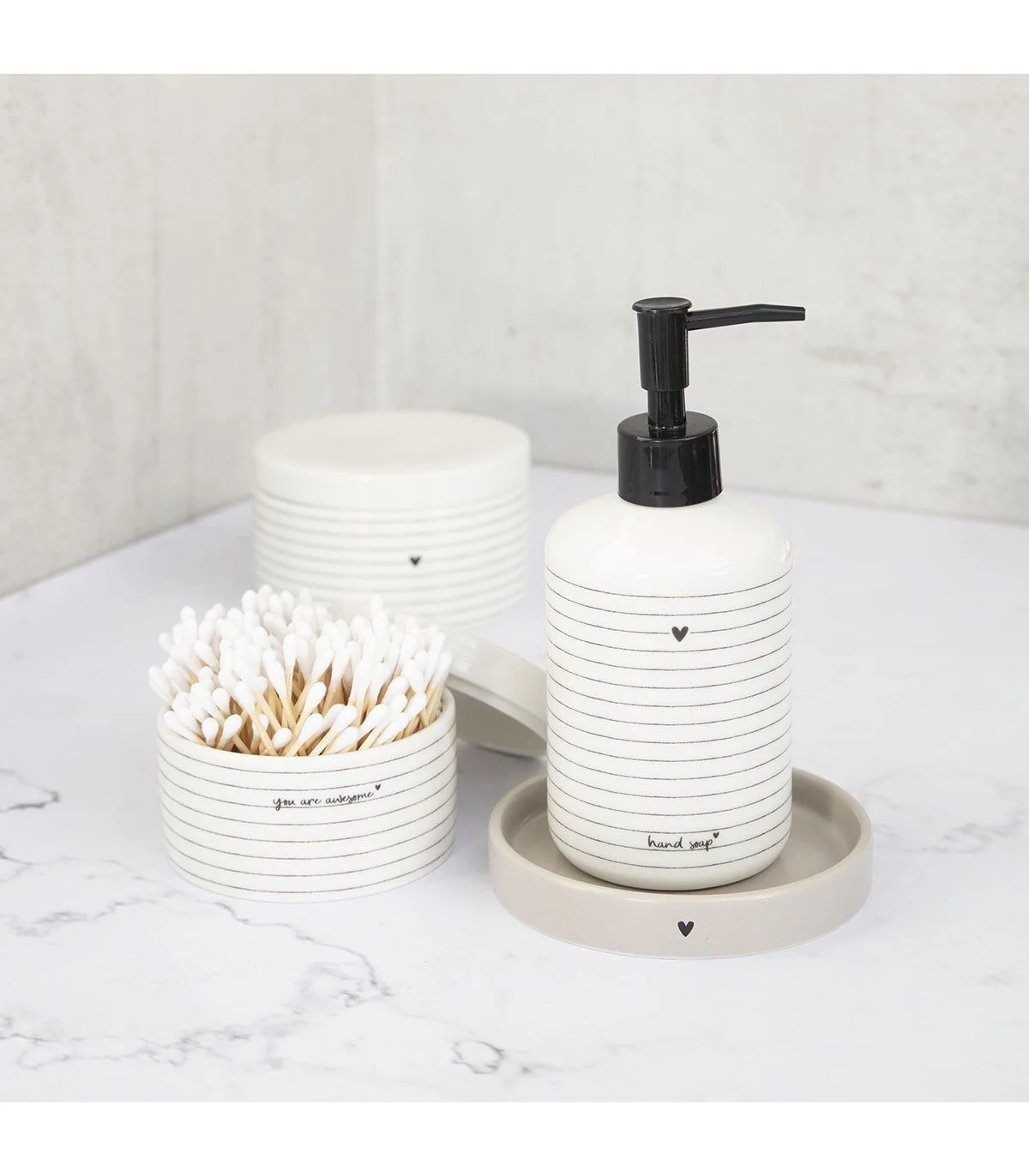 PORTA SAPONE BEIGE - CUORICINO - Woodlume