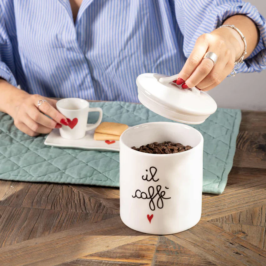 BARATTOLO IN GRES - IL CAFFE' - Woodlume