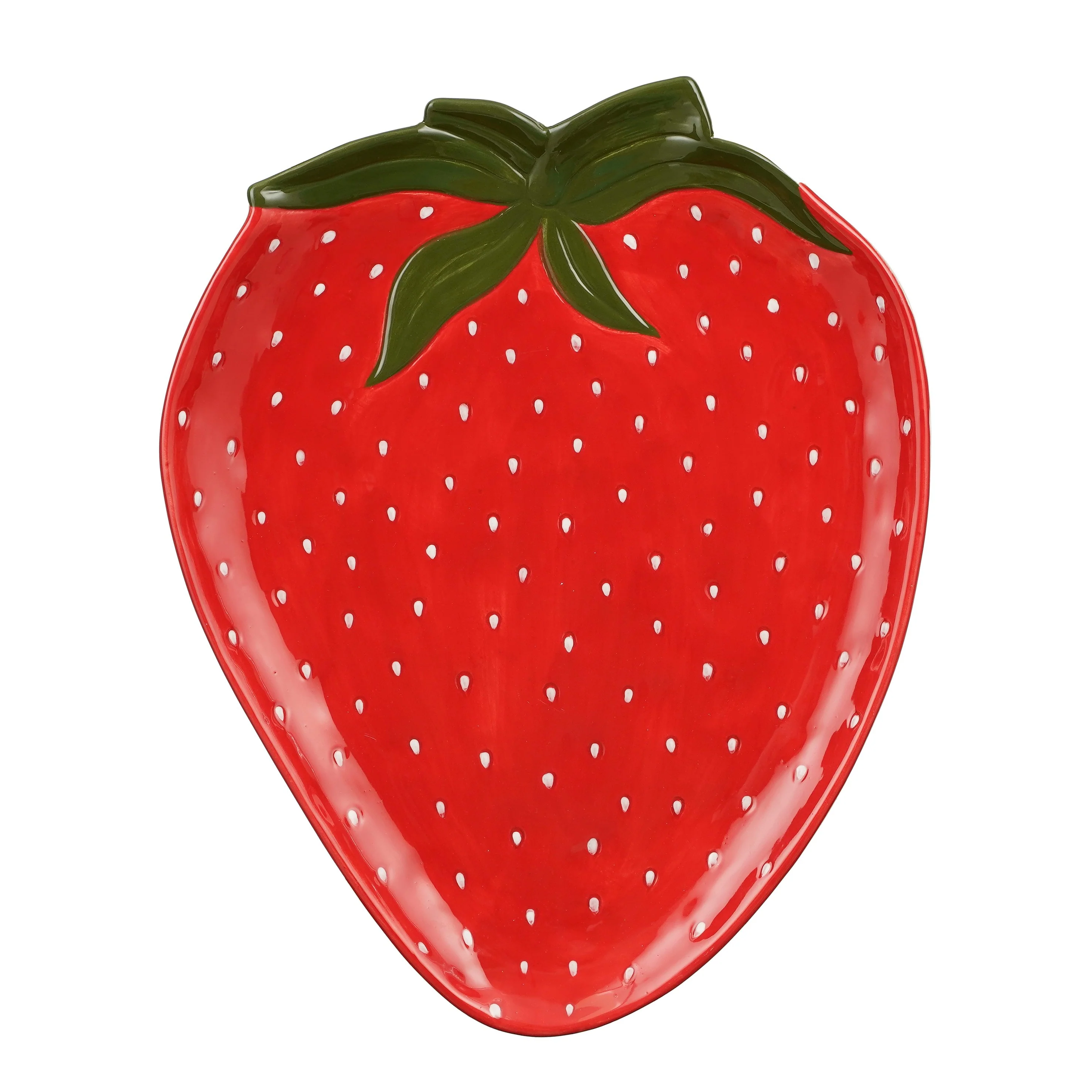 PIATTO FRUTTA FRAGOLA ROSSO - Woodlume