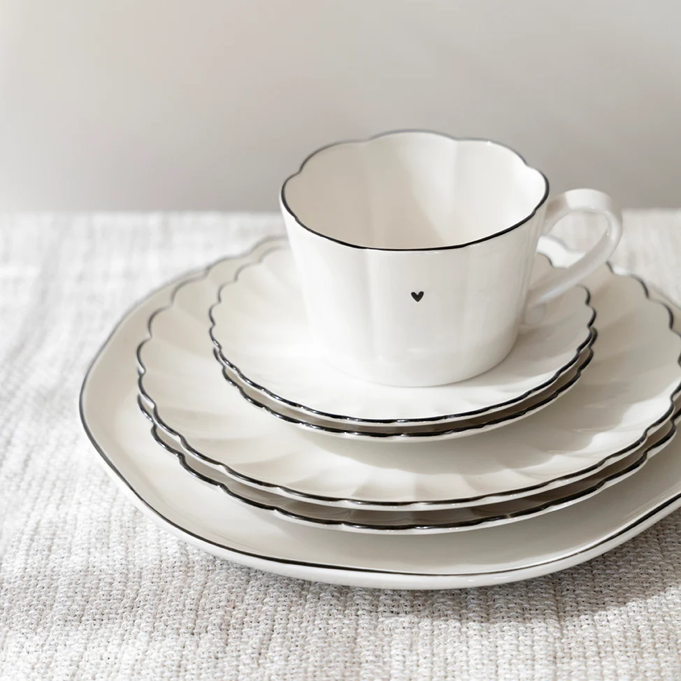TAZZA A FIORE - CUORE - Woodlume