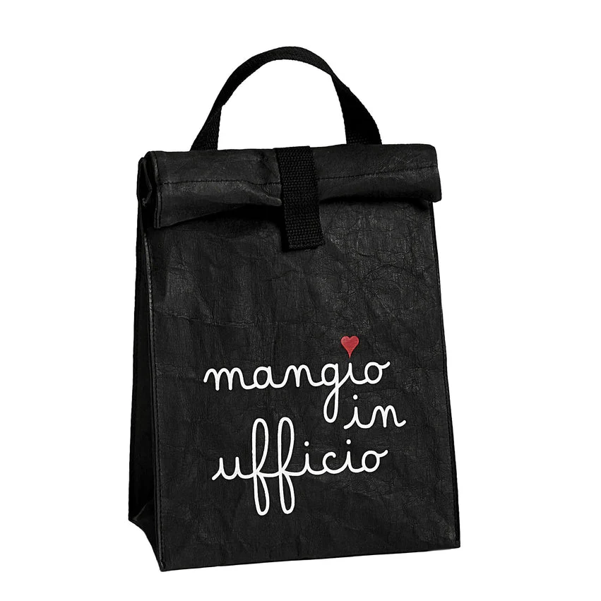 PORTA PRANZO NERO - MANGIO IN UFFICIO - Woodlume