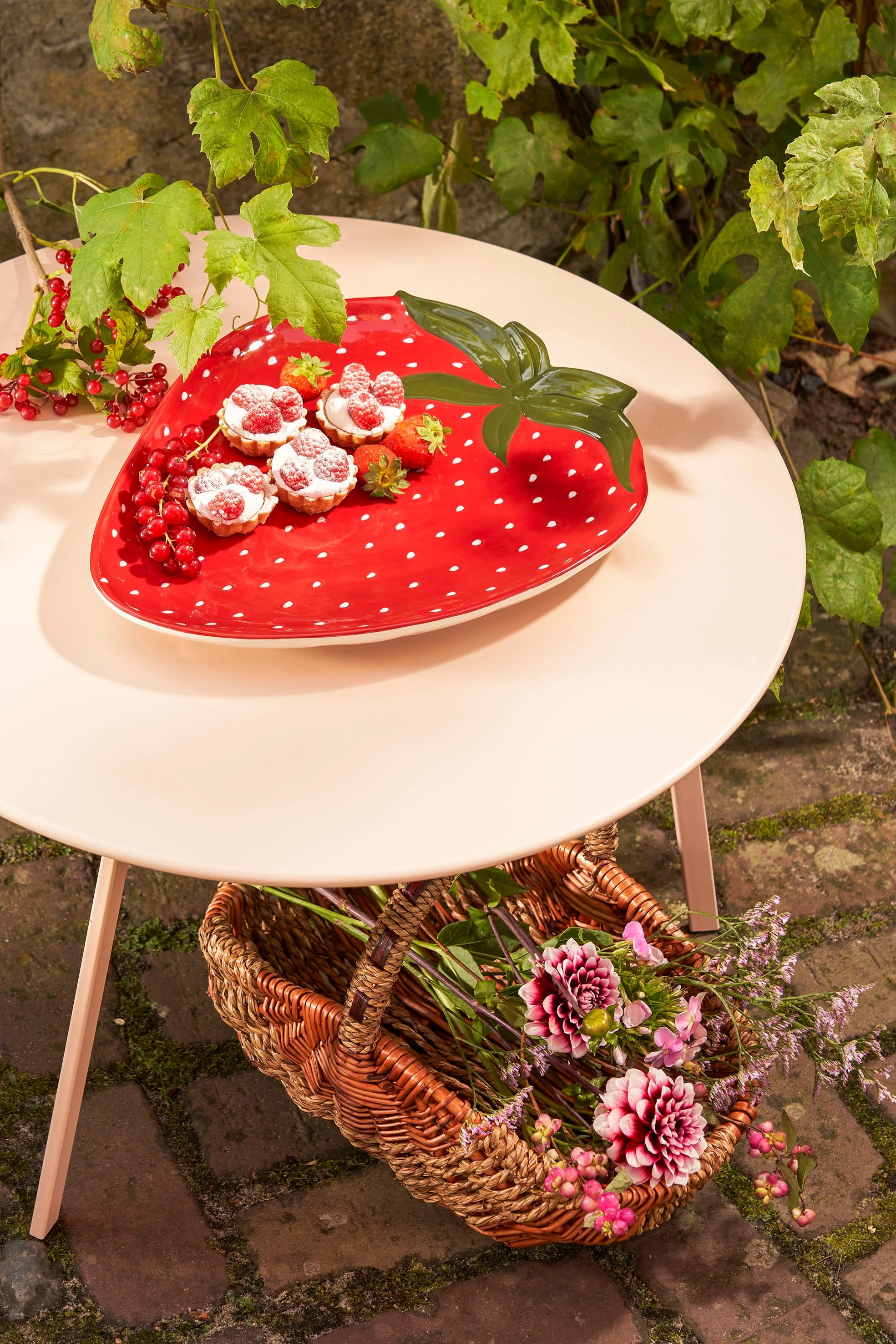 PIATTO FRUTTA FRAGOLA ROSSO - Woodlume
