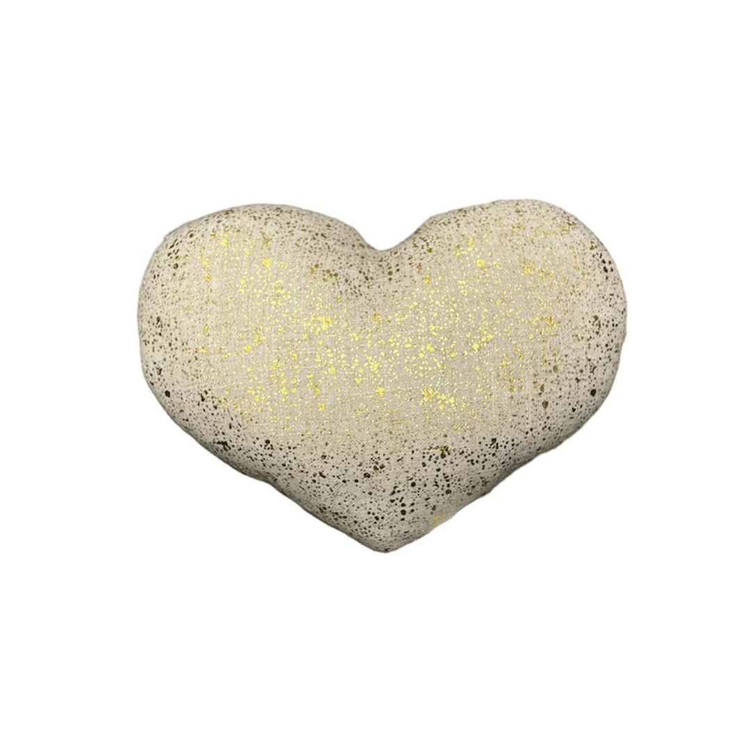 CUSCINO A CUORE DORATO - Woodlume