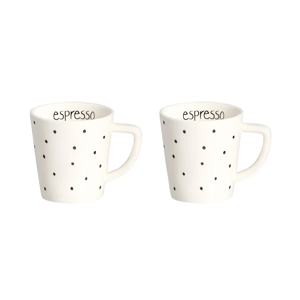 SET 2 TAZZINE ESPRESSO POIS - Woodlume