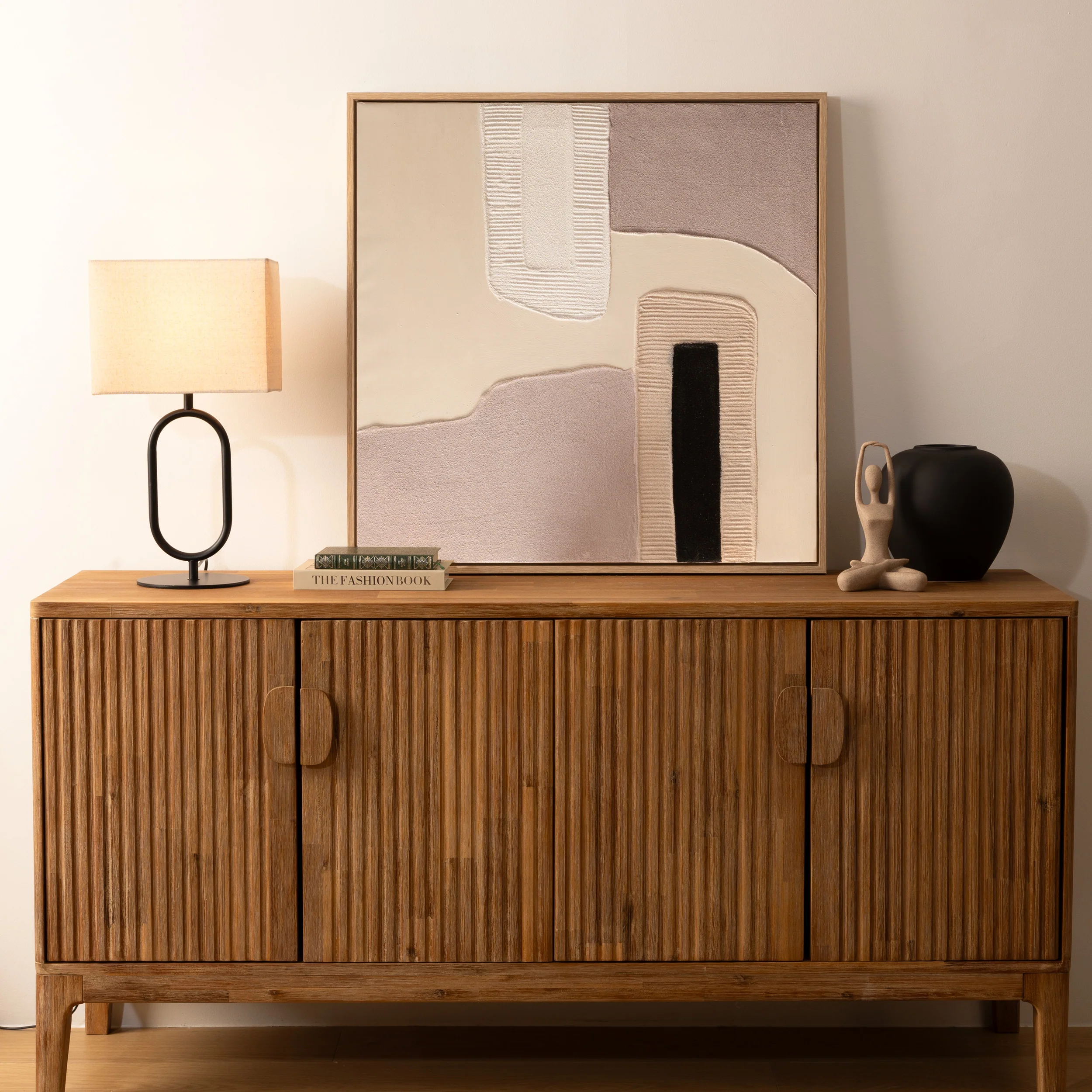 QUADRO ASTRATTO 80X80 - Woodlume