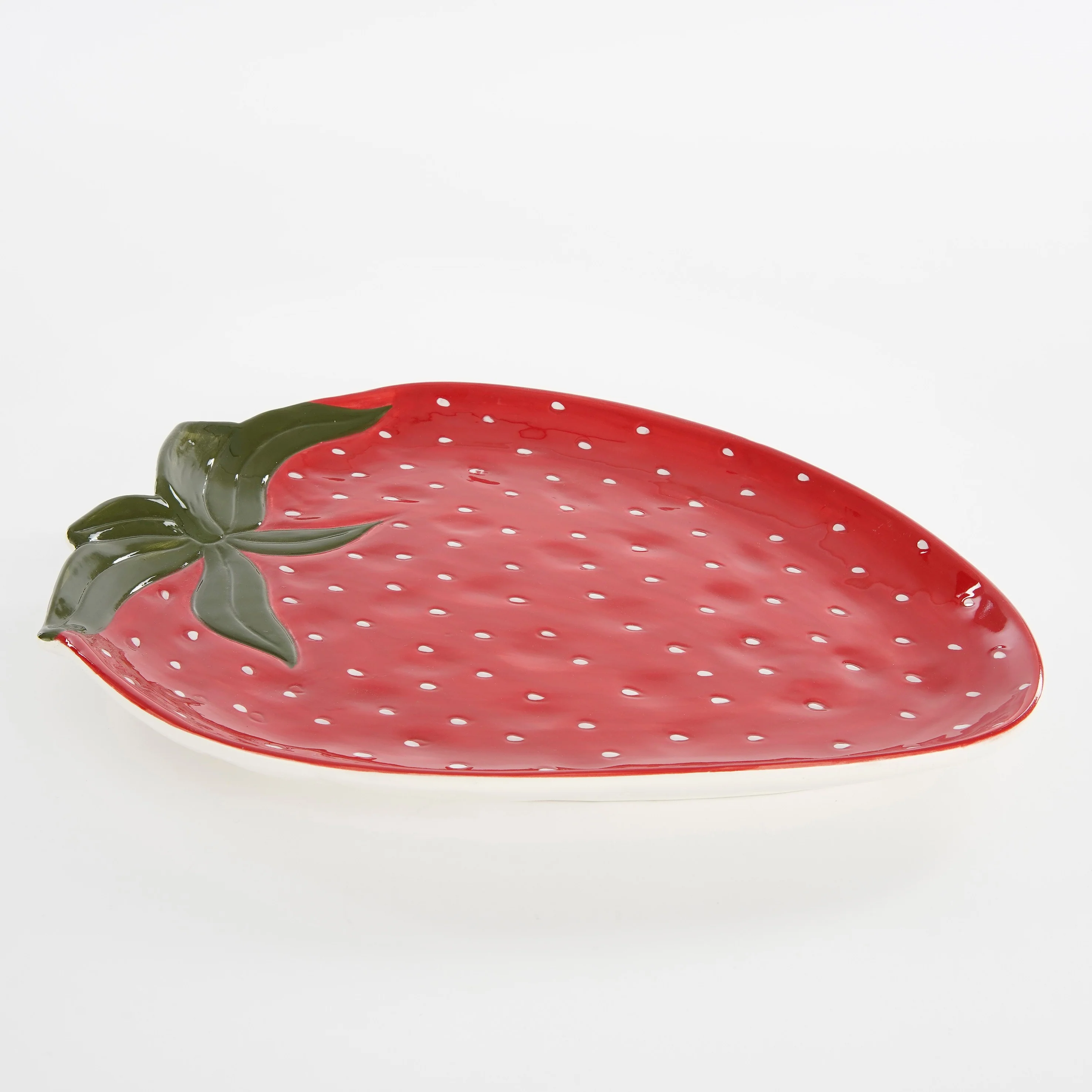 PIATTO FRUTTA FRAGOLA ROSSO - Woodlume