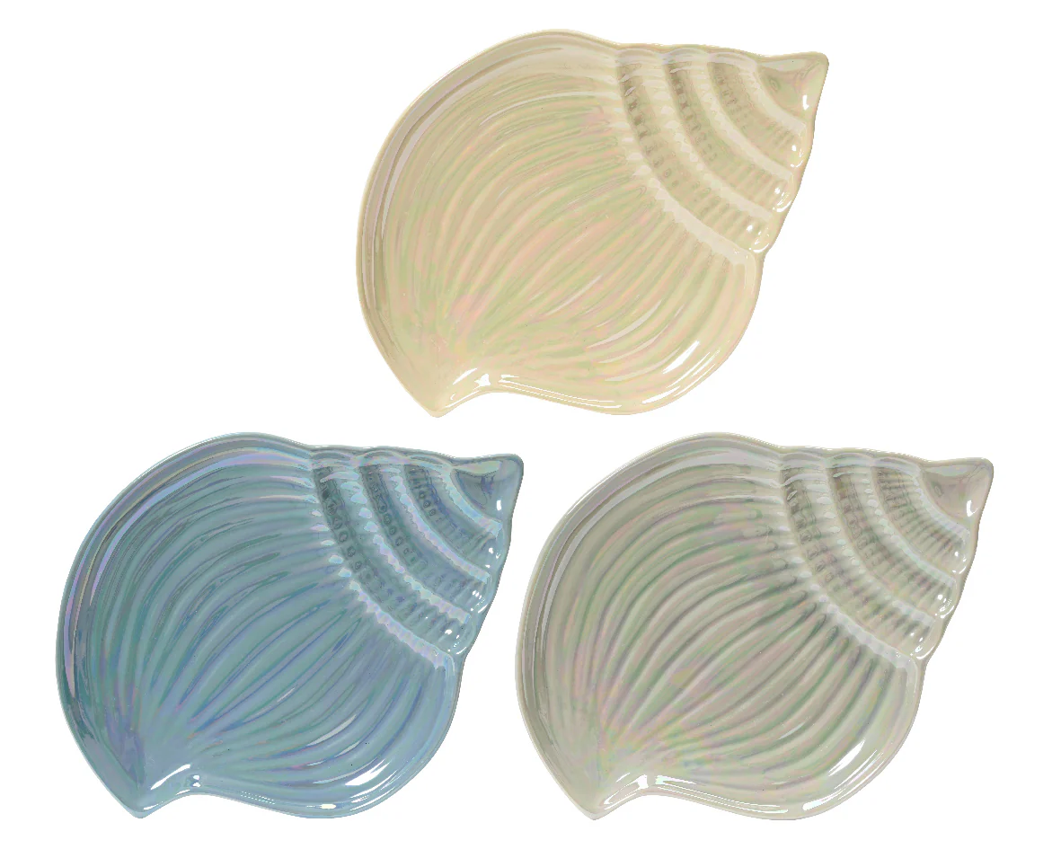 PIATTO CONCHIGLIA OPALESCENTE MEDIO - 3 VARIANTI - Woodlume
