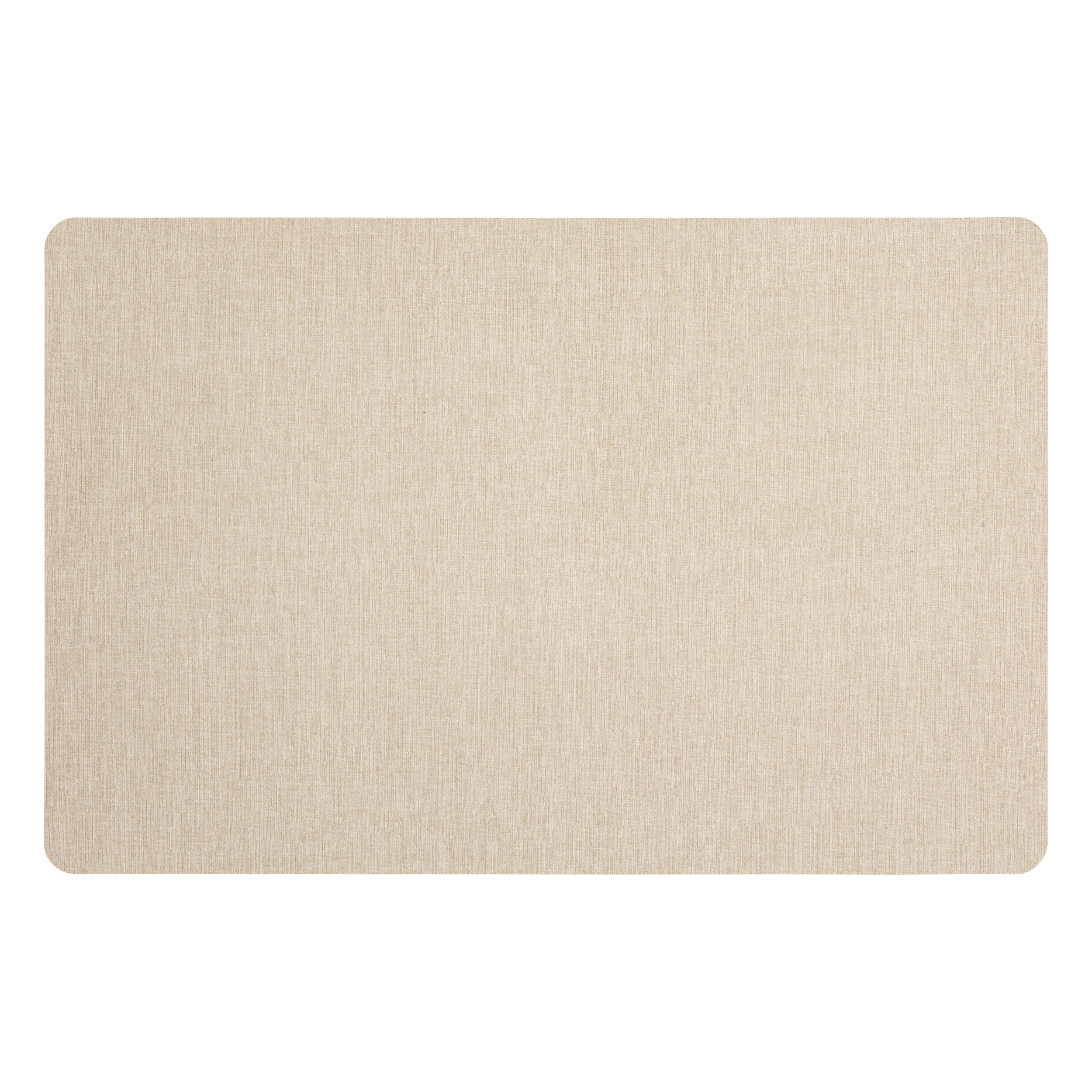TOVAGLIETTA EFFETTO TESSUTO IN PVC - CREMA - Woodlume