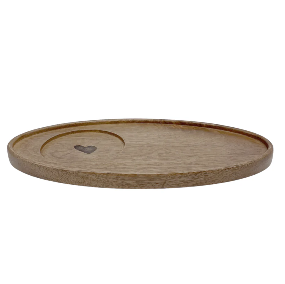 VASSOIO OVALE PER TAZZA WOODLUME - Woodlume