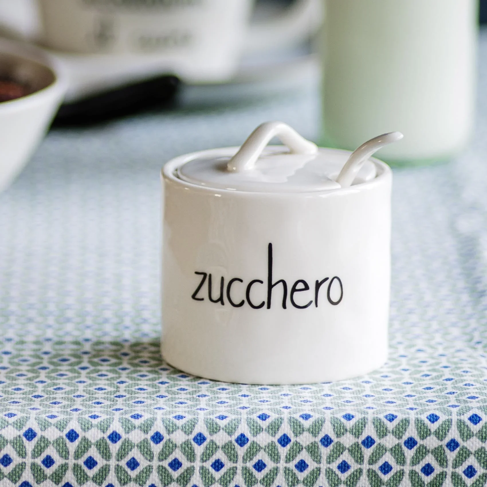 ZUCCHERIERA IN CERAMICA ZUCCHERO - Woodlume