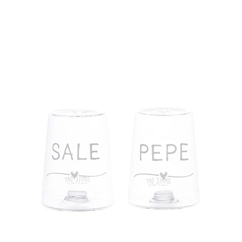 SET SALE E PEPE - CUORE - Woodlume