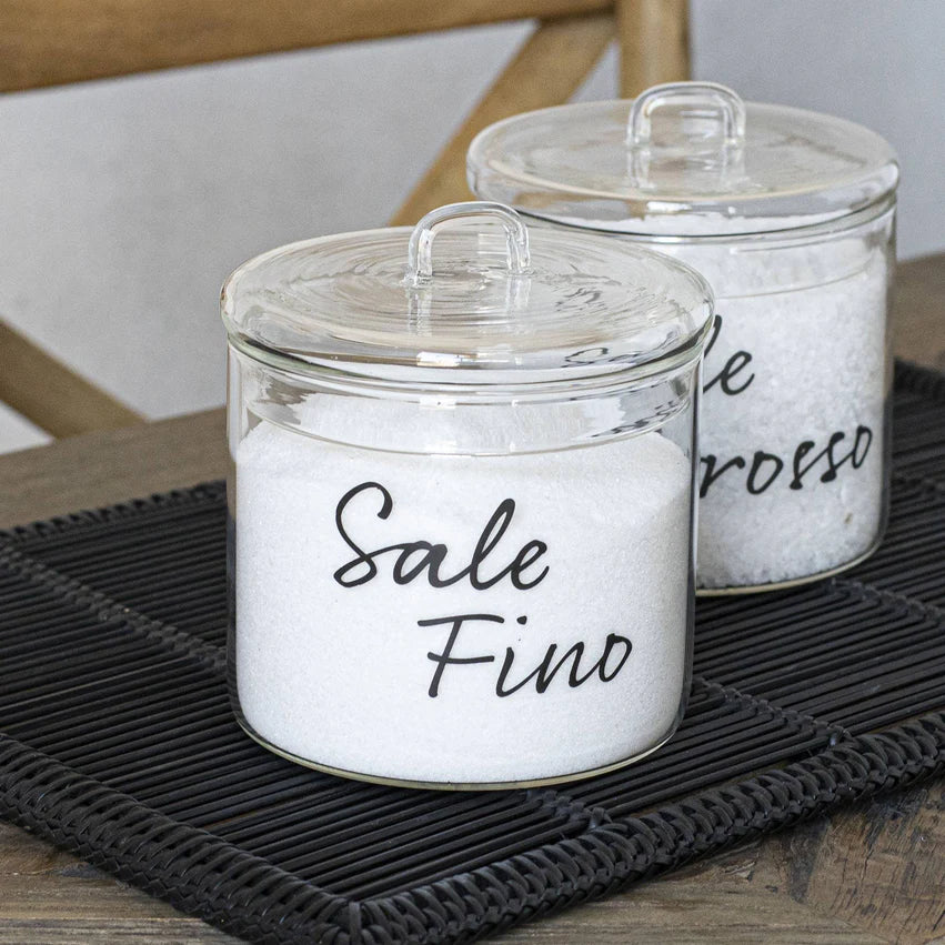 BARATTOLO SALE FINO - NERO - Woodlume