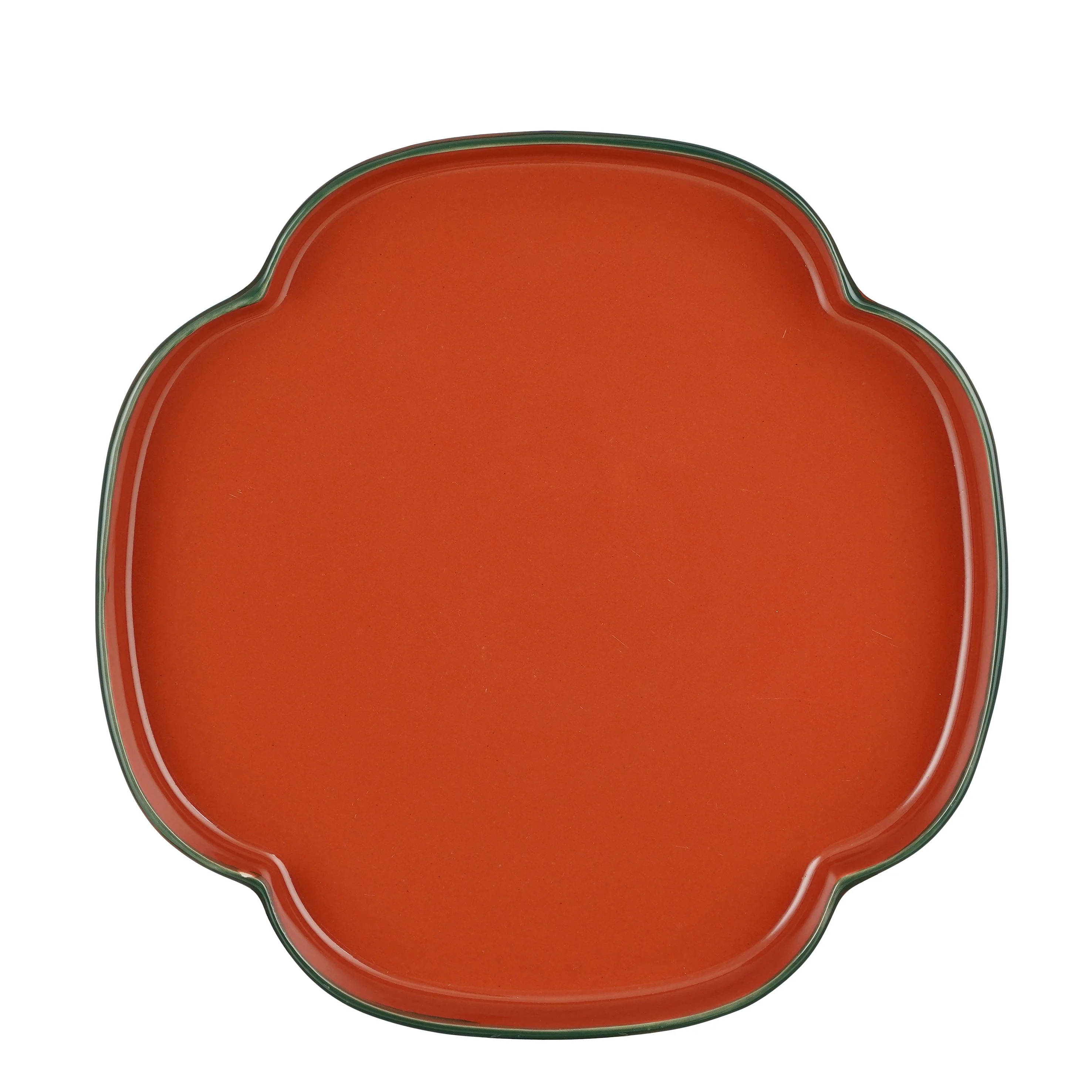PIATTO QUADRIFOGLIO GRANDE - TERRA - Woodlume