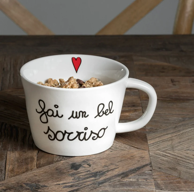 SET DUE TAZZE - FAI UN BEL SORRISO - Woodlume