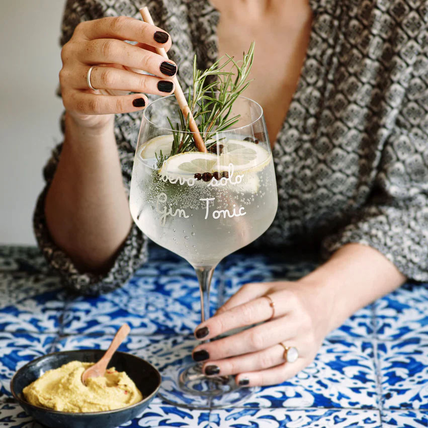 SET 2 CALICI BEVO SOLO GIN TONIC - Woodlume