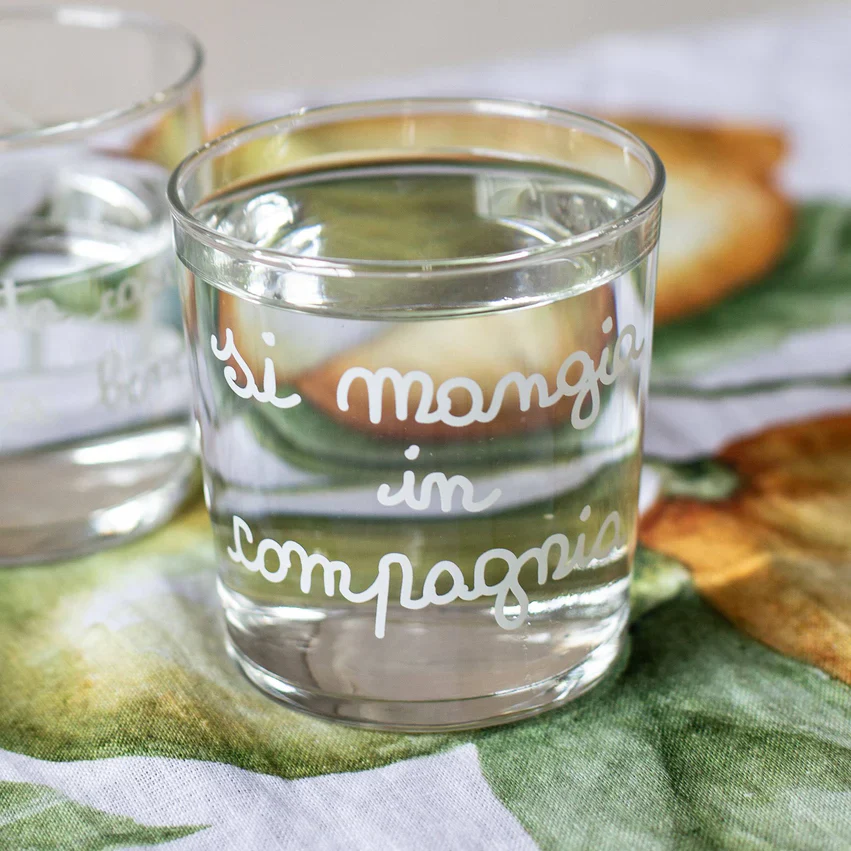 BICCHIERE SI MANGIA IN COMPAGNIA - Woodlume