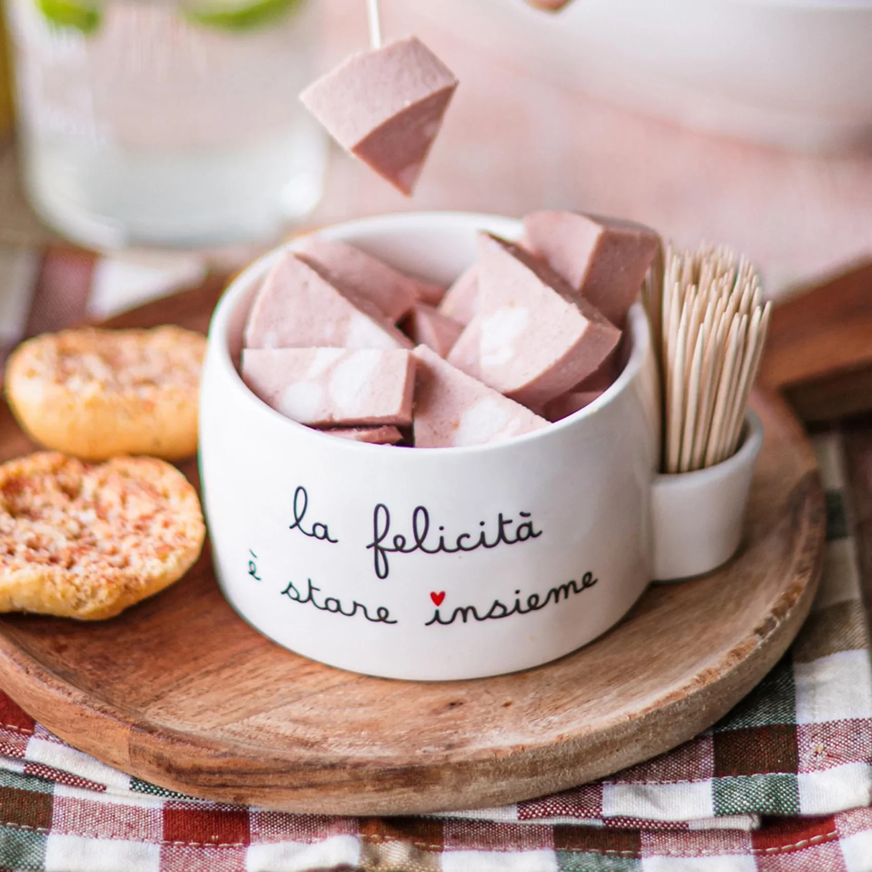COPPETTA APERITIVO LA FELICITA' E' STARE INSIEME - Woodlume