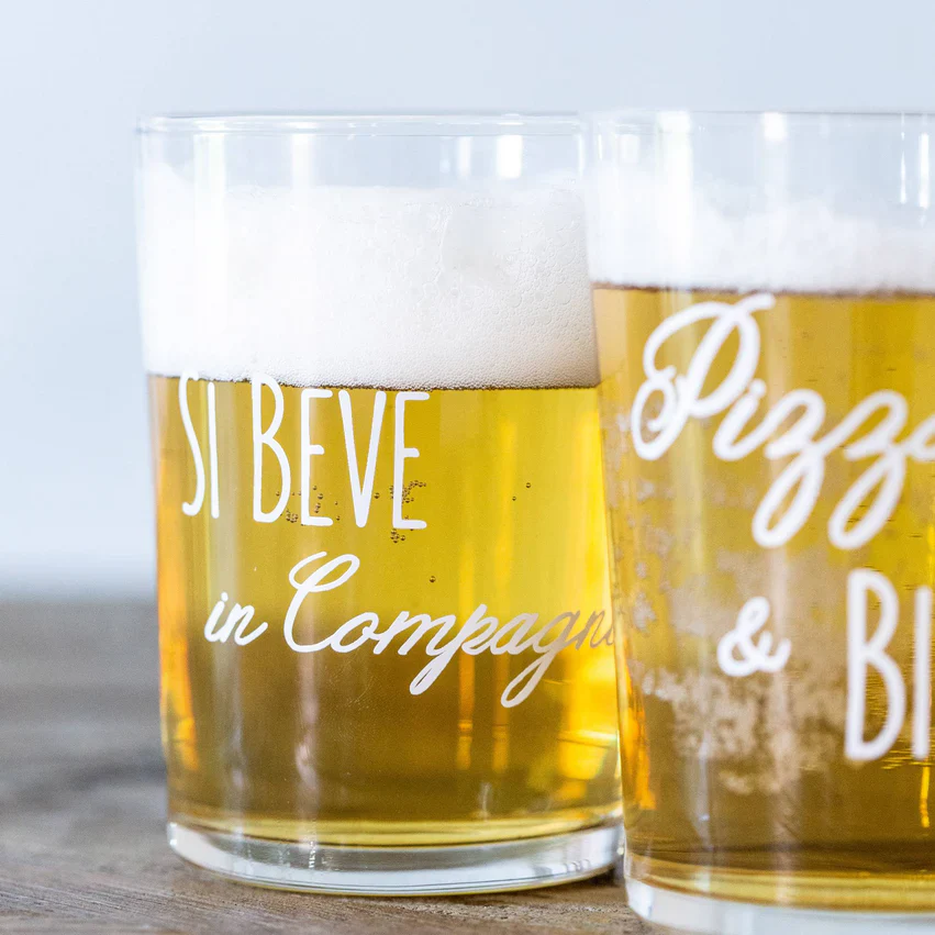 BICCHIERE - SI BEVE IN COMPAGNIA - Woodlume