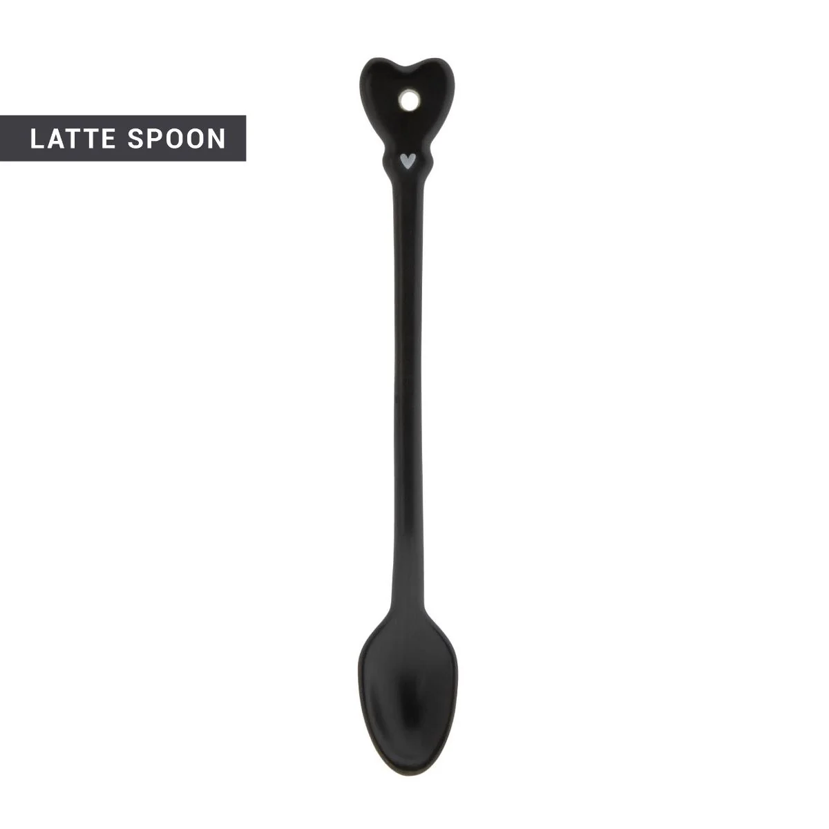CUCCHIAIO CUORICINO LUNGO - NERO - Woodlume