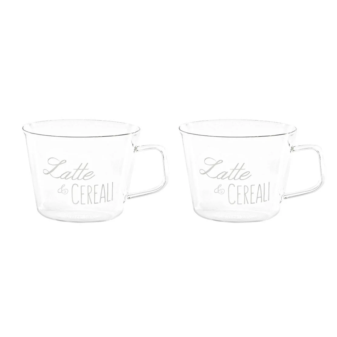 SET 2 TAZZE - LATTE E CEREALI - Woodlume
