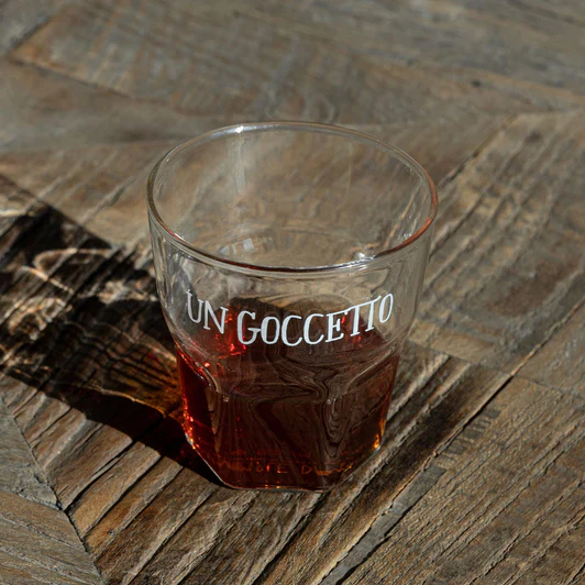 SET 4 BICCHIERINI DA LIQUORE - UN GOCCETTO - Woodlume