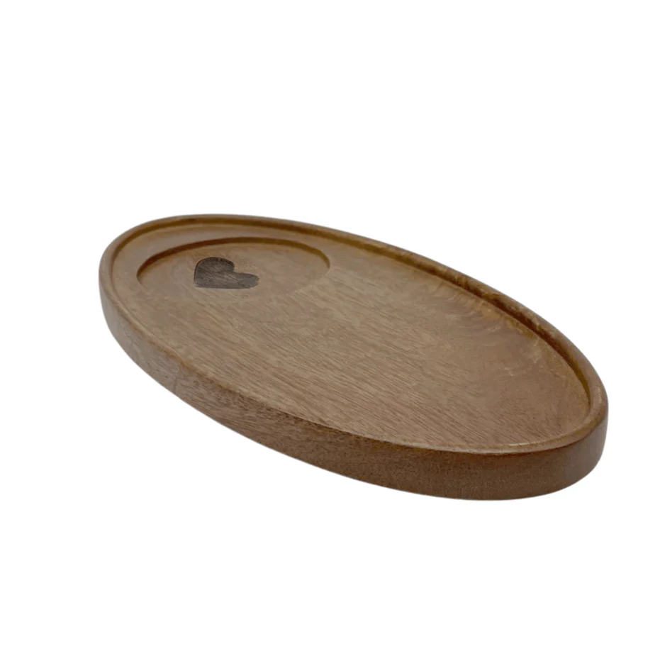 VASSOIO OVALE PER TAZZA WOODLUME - Woodlume