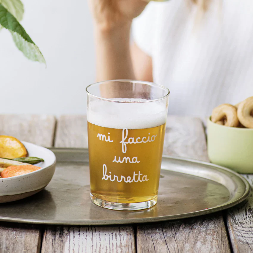 BICCHIERE MI FACCIO UNA BIRRETTA - Woodlume