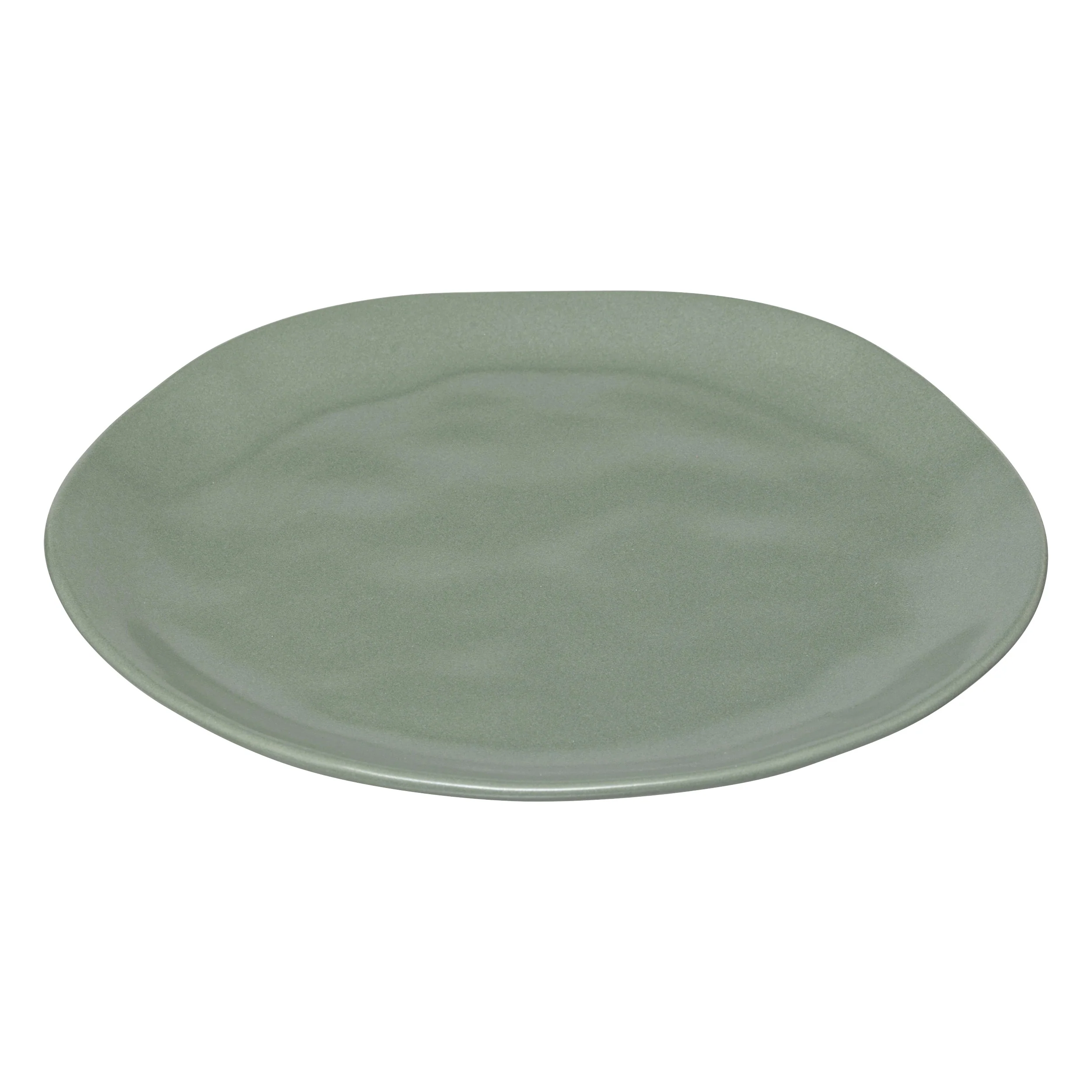 PIATTO DESSERT IRREGOLARE - VERDE OLIVA - Woodlume