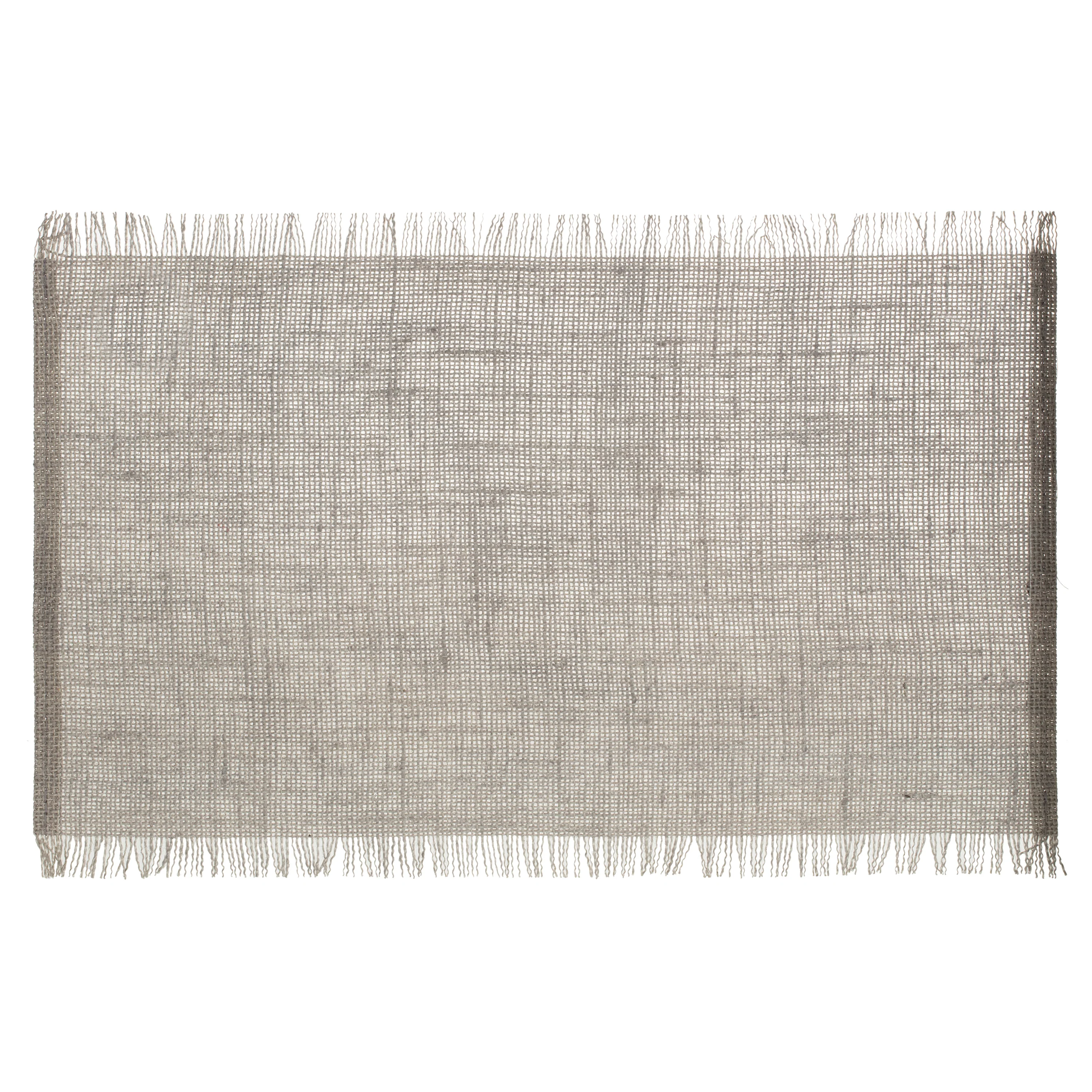 TOVAGLIETTA IN JUTA GRIGIO SCURO - Woodlume