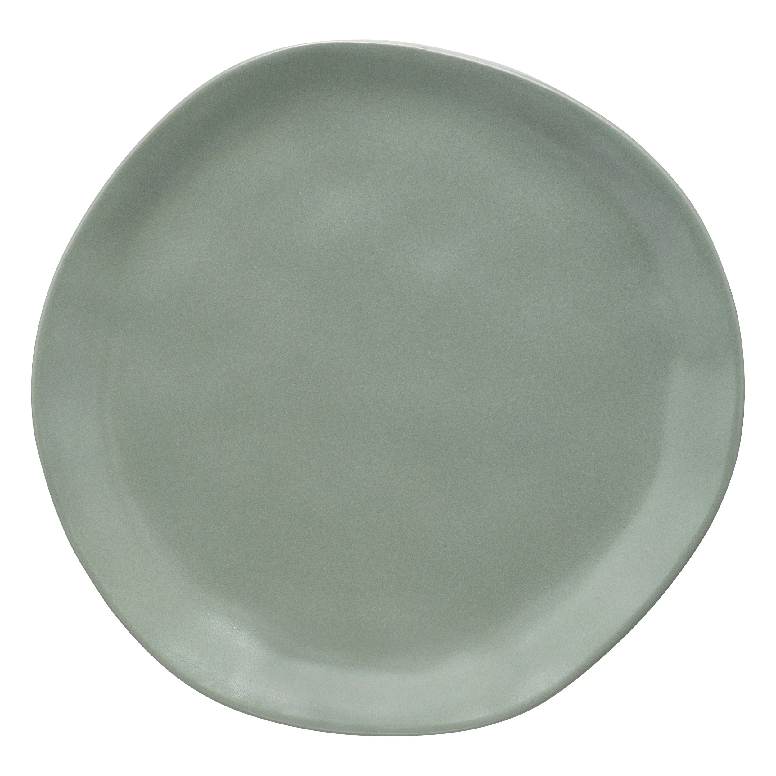 PIATTO DESSERT IRREGOLARE - VERDE OLIVA - Woodlume