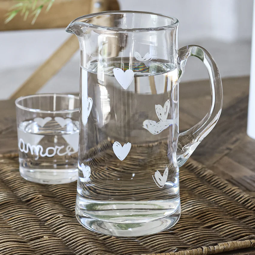 CARAFFA TAPPEZZERIA CUORI - Woodlume