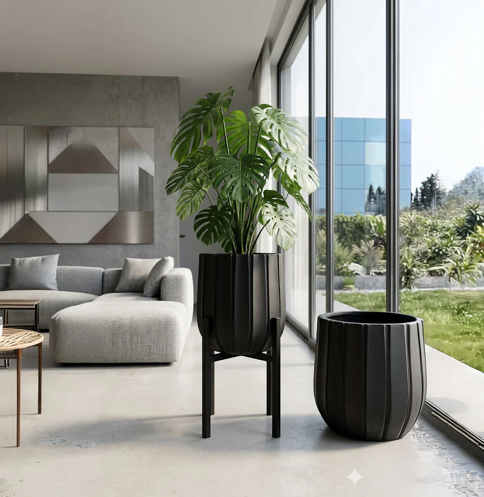 VASO OSLO NERO - 3 MISURE - Woodlume